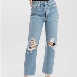 AGOLDE 90s Fit Mid Rise Jeans in Fallout Size 25